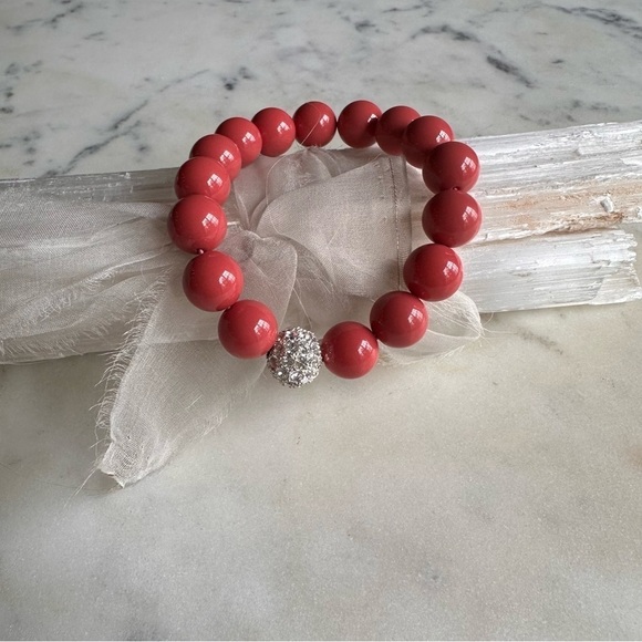 Stella & Dot Soirée Bracelet Coral​​​​​ - Picture 1 of 4